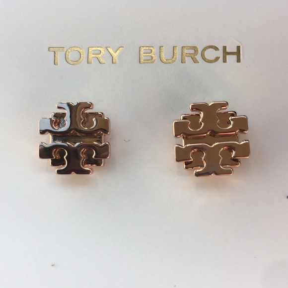 SALE!!! Tory Burch T stud earrings - Picture 7 of 7